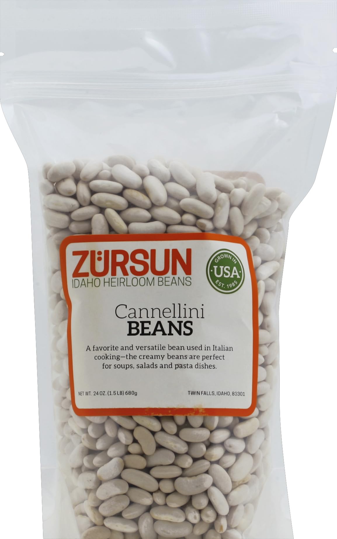 Zursun Heirloom Dry Cannellini Beans 24 oz